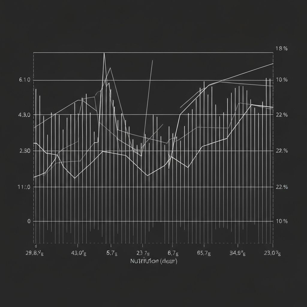 Datenvisualisierung von Ernährungsbedarfen